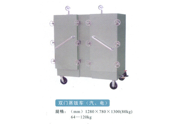 双门蒸饭车
